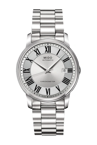 Shop Mido Baroncelli Swiss Automatic Bracelet Watch, 39mm