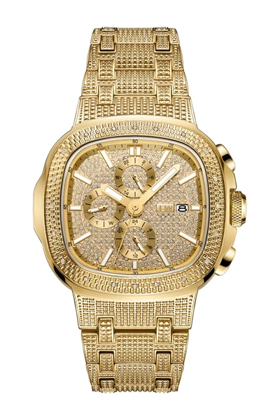 Shop Jbw Men's Heist Bracelet Watch In Gold