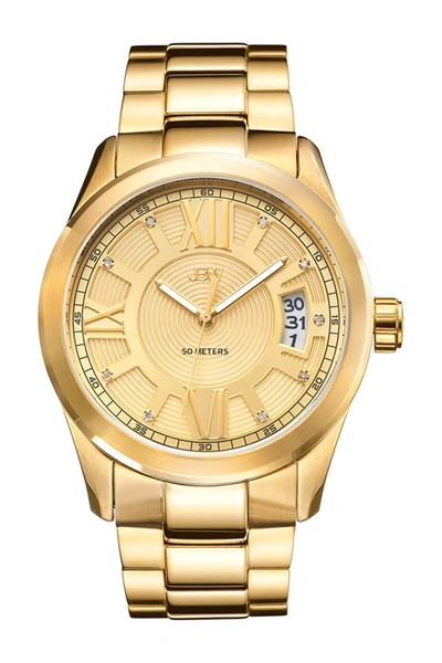Shop Jbw Cristal Diamond Watch, 44mm In Gold