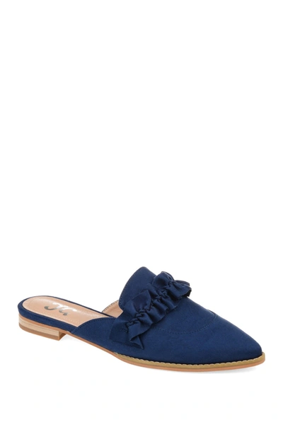 Shop Journee Collection Journee Kessie Mule In Blue