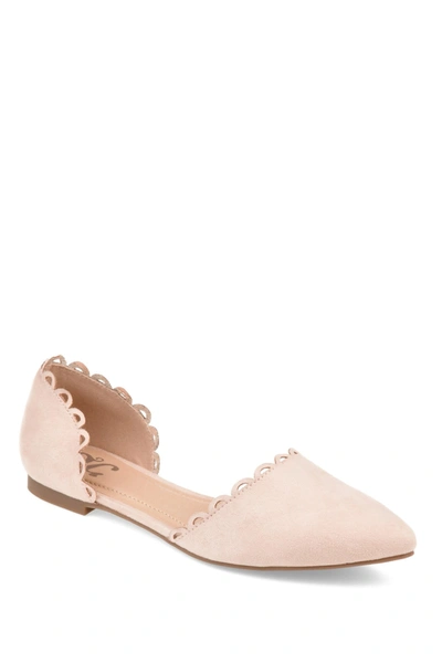 Shop Journee Collection Journee Jezlin Flat In Nude