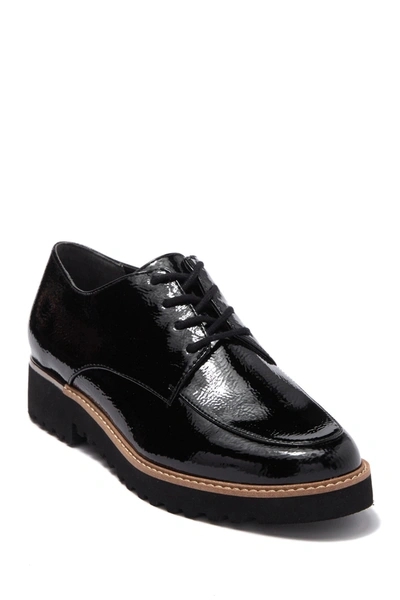 Shop Franco Sarto Charles Patent Derby In Black