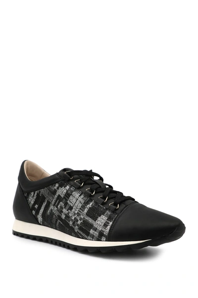 Shop Amalfi Ferruccio Low Top Sneaker In Silver/black