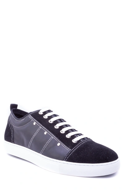 Shop Zanzara Severn Studded Low Top Sneaker In Black