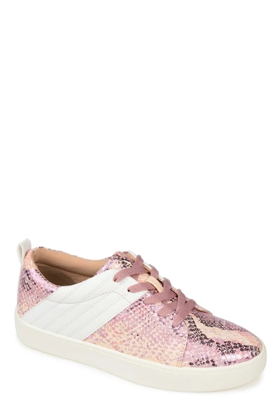 Shop Journee Collection Raaye Sneaker In Pink