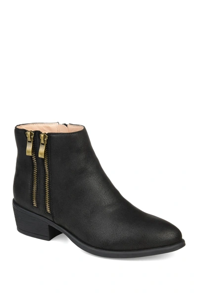 Shop Journee Collection Journee Jayda Ankle Bootie In Black