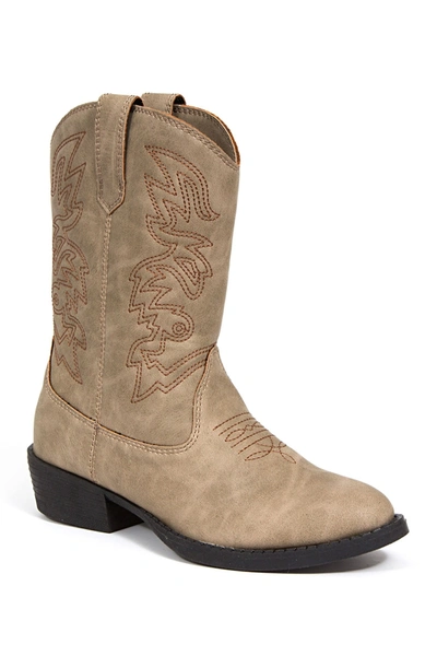 Shop Deer Stags Ranch Pull On Cowboy Boot In Light Taup