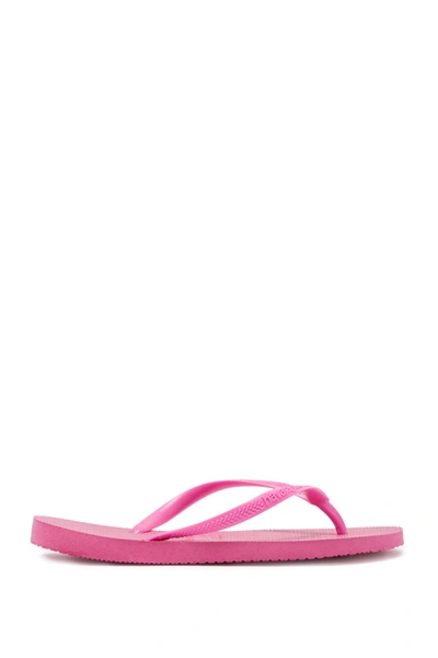 Shop Havaianas 'slim' Flip Flop In Hollywood Rose