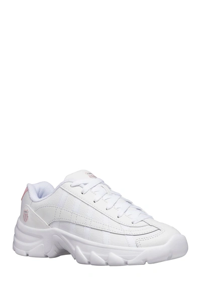 Shop K-swiss St-229 Chunky Sole Sneaker In White/parfait Pink/s