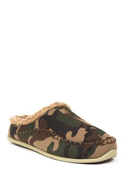 Shop Deer Stags Slipperooz Lil' Nordic Faux Shearling Lined Camouflage Slippers