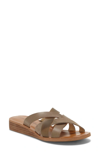 Shop Lucky Brand Hallisa Strappy Leather Sandal In Rifle 01