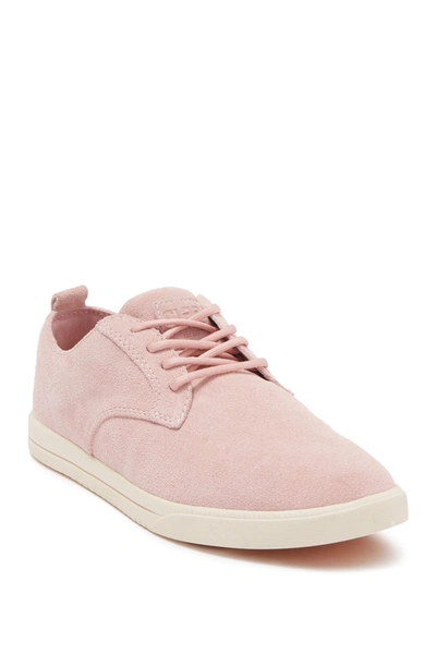 Shop Clae Ellington Sneaker In Silver Pink Suede