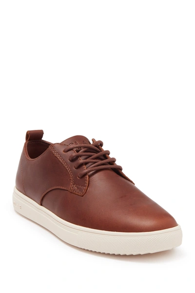 Shop Clae 'ellington' Sneaker In Chestnut Oiled Leather