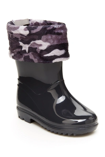 Shop Carter's Webster Rollover Faux Fur Cuff Boot In Black