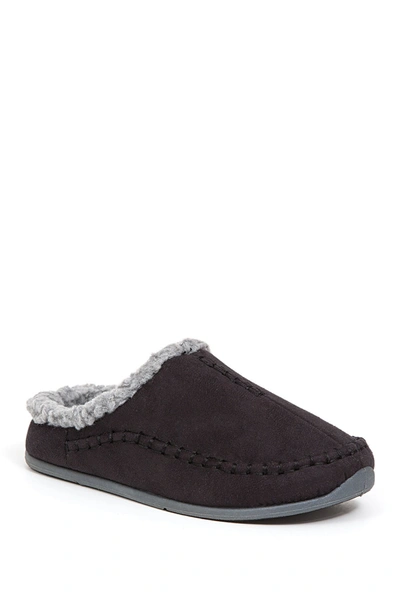 Shop Deer Stags Slipperooz Lil' Nordic Faux Shearling Lined Slipper In Black