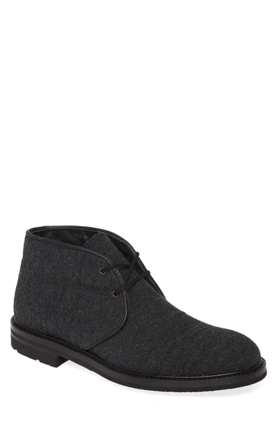 Shop Aquatalia Rinaldo Wool Chukka Boot In Black