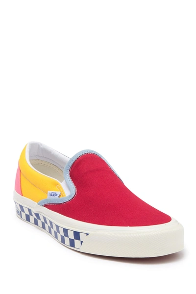 Shop Vans Anaheim Factory Classic Check 98 Dx Slip-on Sneaker In Anahm Fct