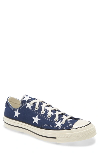 Shop Converse Chuck 70 Star Ox Low Sneaker In Navy/white/egre