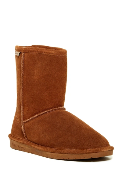 Bearpaw Emma Wool & Genuine Sheepskin Lined Boot In Hickory Ii
