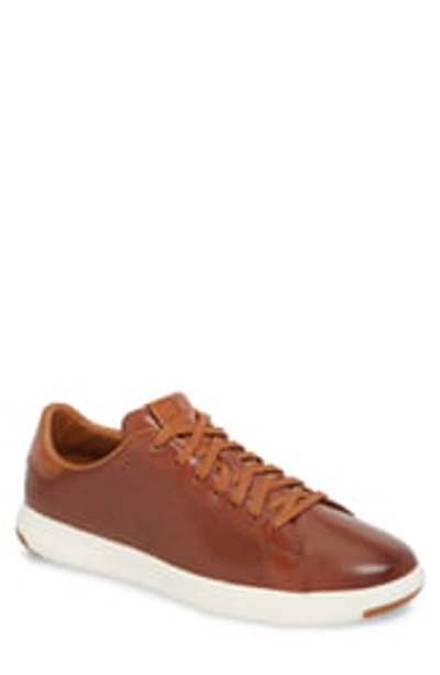 Shop Cole Haan Perforated Low Top Sneaker In Woodbury H