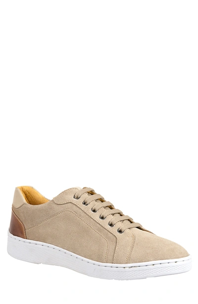 Shop Sandro Moscoloni Trendy Lace-up Sneaker In Taupe