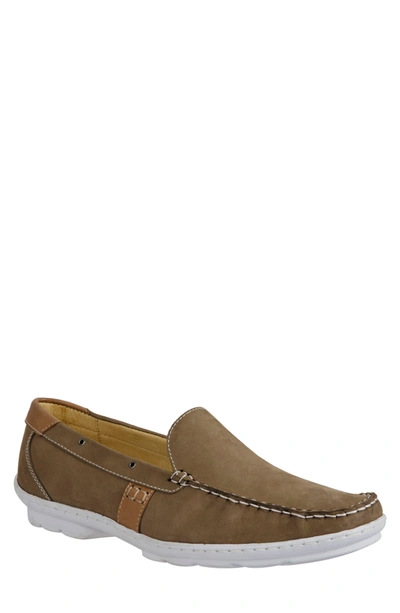 Shop Sandro Moscoloni Daron Venetian Loafer In Taupe