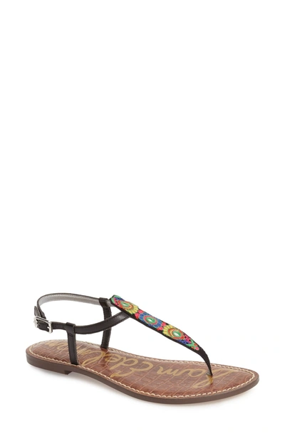 Shop Sam Edelman Gigi T-strap Sandal In Natural