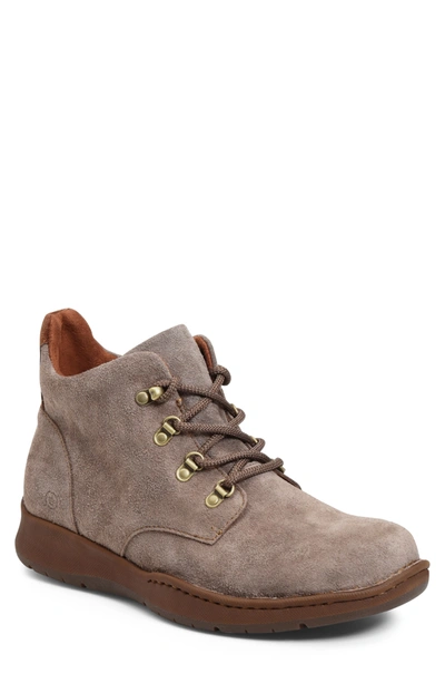 Shop Born Evros Lace-up Boot In Taupe