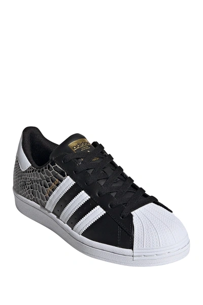 Shop Adidas Originals Superstar Sneaker In Cblack/ftw