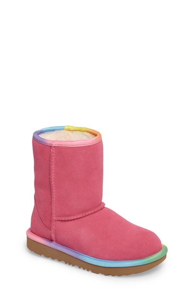 rainbow genuine shearling lined boot