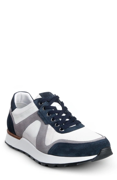 Shop Allen Edmonds A-trainer Sneaker In Navy/white