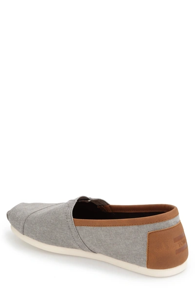 Shop Toms Alpargata Slip-on Sneaker In Grey