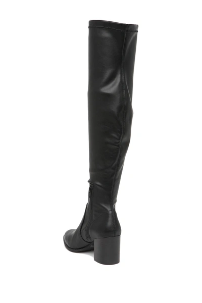 Shop Dolce Vita Trude Over-the-knee Stretch Boot In Black Smooth