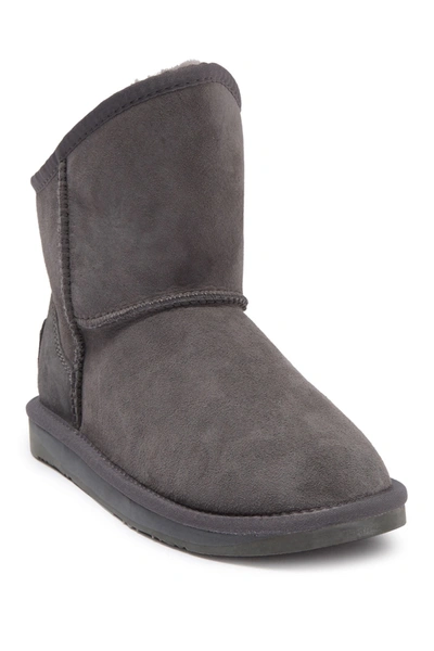 Shop Australia Luxe Collective Cozy Short Genuine Shearling Boot In Grey