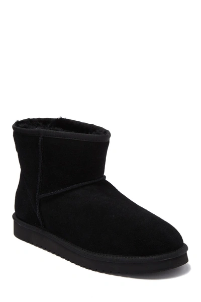 Shop Koolaburra By Ugg ®  Burra Mini Faux Fur Lined Boot In Blk