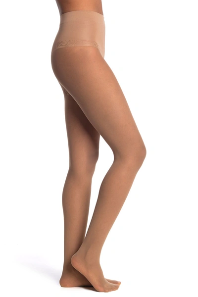Shop Falke Shaping Top 20 Control Top Pantyhose In Cocoon