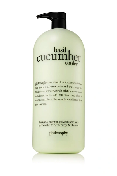 Shop Philosophy Basil Cucumber Shower Gel