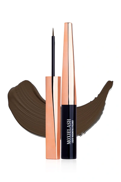 Shop Moxielash Liquid Magnetic Eyeliner In Brown