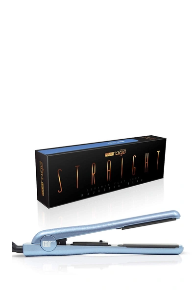 Shop Cortex Usa Black Tourmaline Gemstone Plated 1.25 Ceramic Flat Iron In Majestic Blue