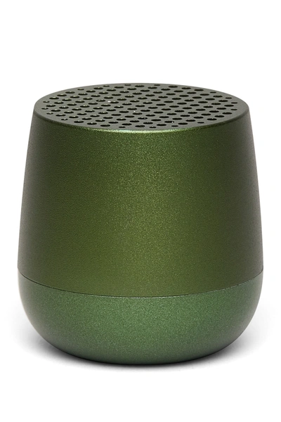 Shop Lexon Mino Portable Tws Bluetooth Speaker In Alu Dark Green