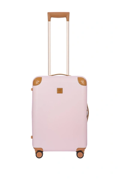 Shop Bric's Luggage Amalfi 21" Carry-on Spinner Suitcase In Pink