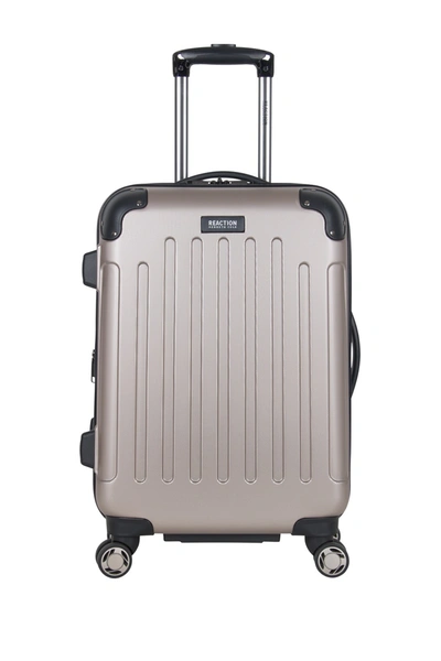Shop Kenneth Cole Reaction Renegade 20” Lightweight Hardside Expandable Carry-on Luggage In Champagne