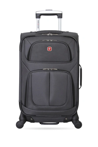 Shop Swissgear 21" Spinner Suitcase In Dark Grey