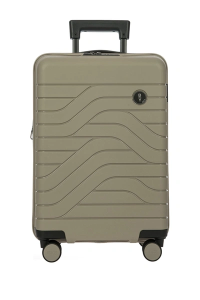Shop Bric's Luggage By Ulisse 21" Expandable Carry-on Spinner In Dove Grey