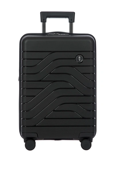 Bric's Luggage Bric's 21" Expandable Carry-on Spinner In Black