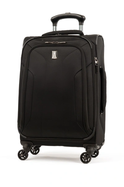 Elite Dori Expandable Carry On Spinner Luggage - 21 - Black