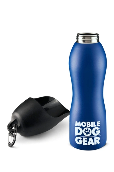 Shop Mobile Dog Gear 25oz. Water Bottle In Blue
