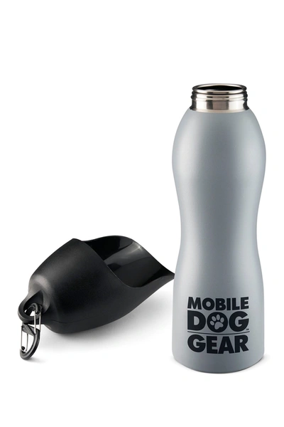 Shop Mobile Dog Gear 25oz. Water Bottle In Gray