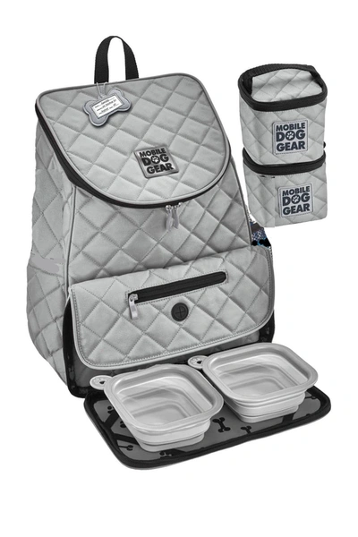 Shop Mobile Dog Gear Weekend Backpack In Gray
