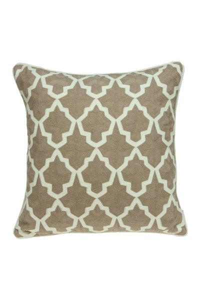 Parkland Collection Canita Transitional Pillow In Beige